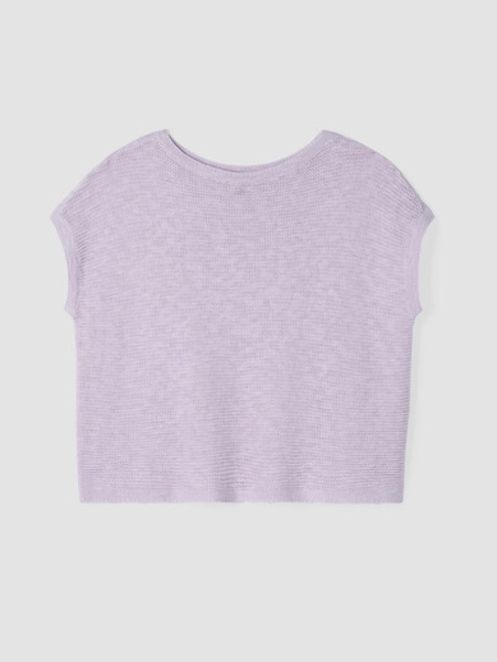 Eileen Fisher Women's Boxy Cap Sleeve Top Organic Linen - size M 🌟